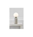 Lampy stołowe w stylu skandynawskim - NORDLUX NOTTI Lampa Stołowa E14 25W Metal Szary 2011035010 - product 5