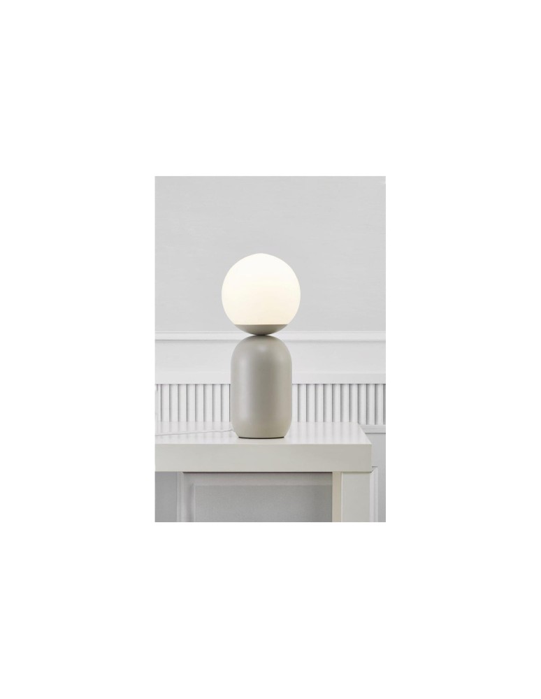 NORDLUX NOTTI Lampa Stołowa E14 25W Metal Szary 2011035010