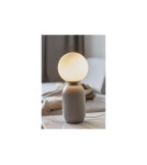 Lampy stołowe w stylu skandynawskim - NORDLUX NOTTI Lampa Stołowa E14 25W Metal Szary 2011035010 - product 6