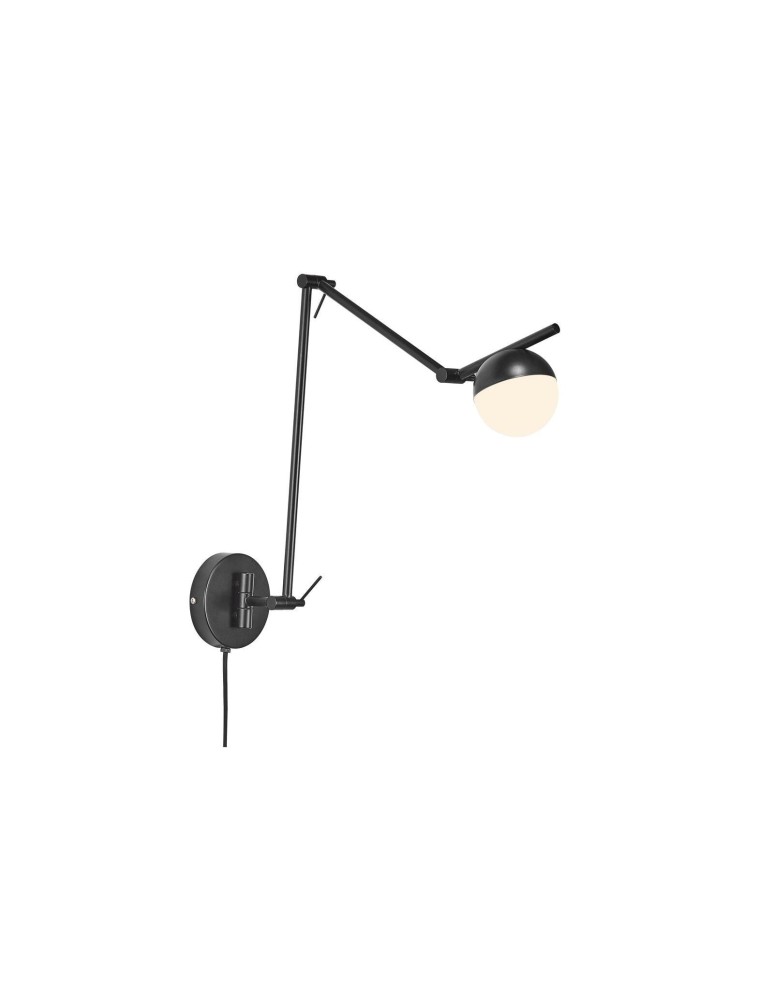 NORDLUX CONTINA Lampa ścienna Kinkiet G9 5W Metal Czarny 2010971003 NORDLUX CONTINA Lampa ścienna Kinkiet G9 5W Metal Czarny 2010971003