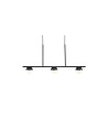 NORDLUX CONTINA Lampa Wisząca G9 5W Metal Czarny 2010953003
