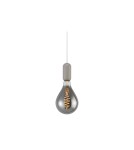 Lampy wiszące żarówki - NORDLUX NOTTI Lampa Wisząca E27 40W Metal Szary 2010903010 - product 1