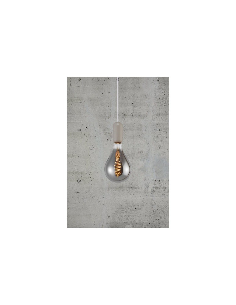 Lampy wiszące żarówki - NORDLUX NOTTI Lampa Wisząca E27 40W Metal Szary 2010903010 - product kolory-swiatla.pl 2