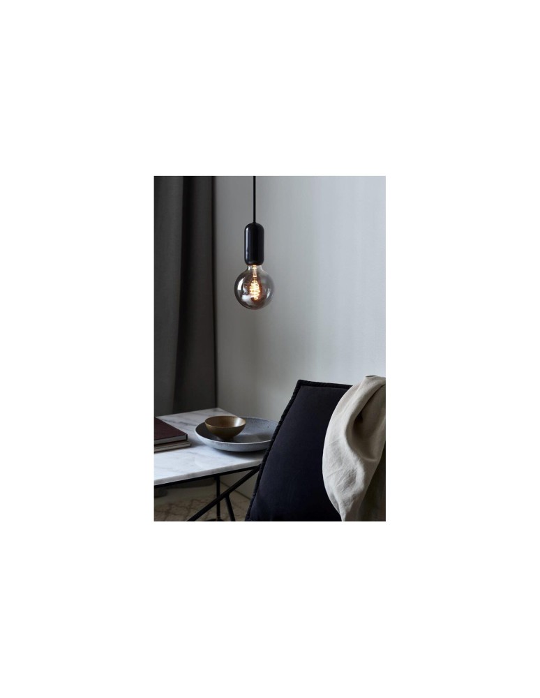 Lampy wiszące żarówki - NORDLUX NOTTI Lampa Wisząca E27 40W Metal Czarny 2010903003 - product kolory-swiatla.pl 3