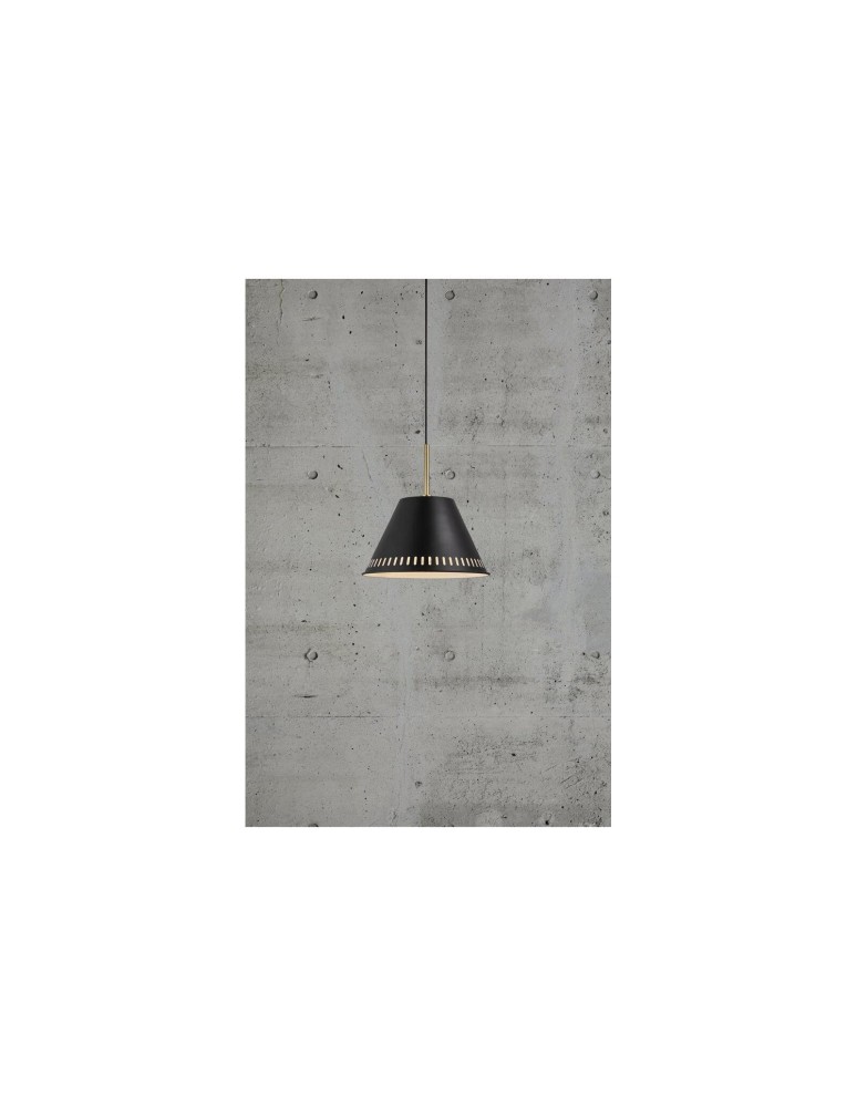 NORDLUX PINE Lampa Wisząca E27 40W Metal Czarny 2010353003