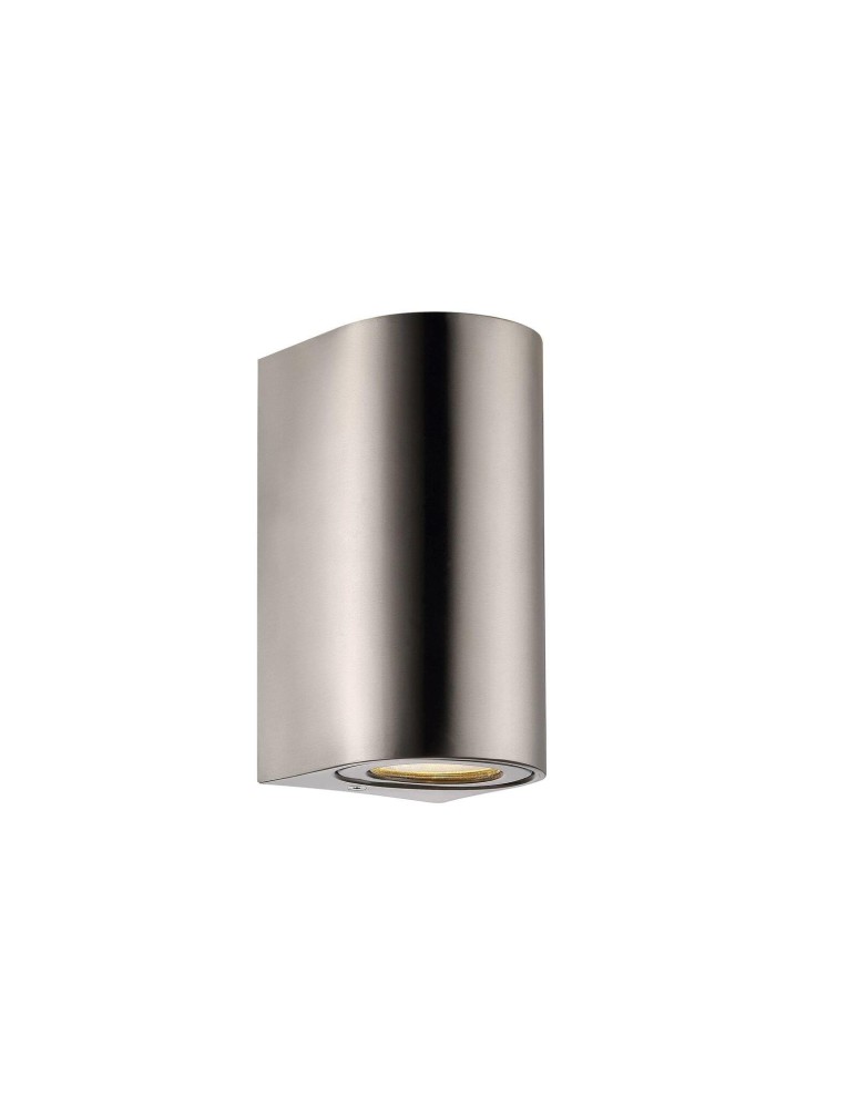 NORDLUX CANTO Lampa Ścienna GU10 2X28W Stal nierdzewna 49721034
