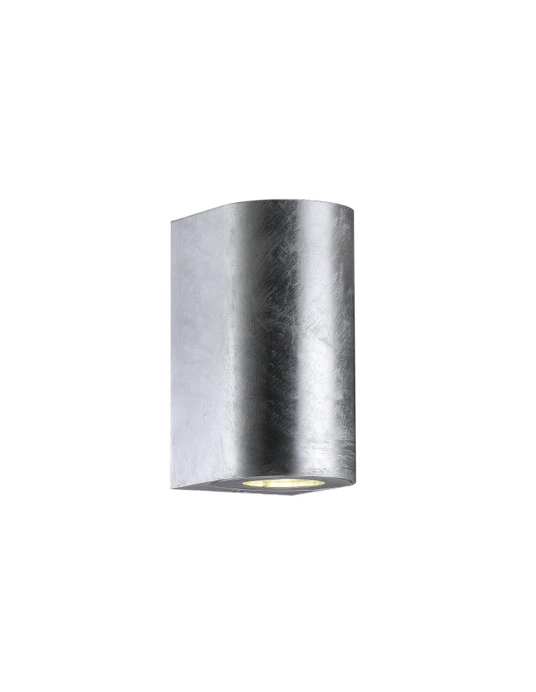 NORDLUX CANTO Lampa Ścienna GU10 2X28W Metal Srebrny 49721031