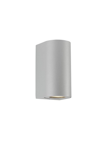 NORDLUX CANTO Lampa Ścienna GU10 2X28W Aluminium Szary 49721010