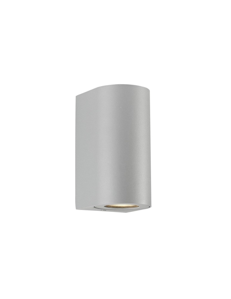 NORDLUX CANTO Lampa Ścienna GU10 2X28W Aluminium Szary 49721010