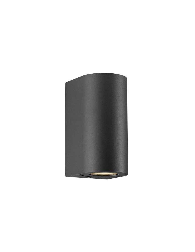 NORDLUX CANTO Lampa Ścienna GU10 2X28W Aluminium Czarny 49721003