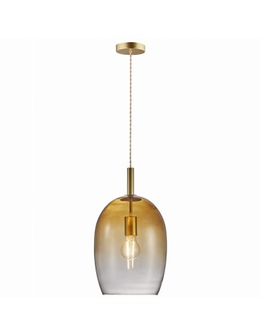 NORDLUX Lampa wisząca UMA 40W E27 Złoty Szkło/Metal 2112723027