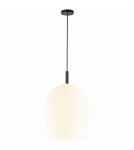 NORDLUX Lampa wisząca UMA 40W E27 Biały Szkło/Metal 2112733001 NORDLUX Lampa wisząca UMA 40W E27 Biały Szkło/Metal 2112733001