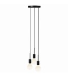 Lampy wiszące żarówki - NORDLUX Lampa wisząca PACO 40W E27 Czarny Metal 2112063003 - product 1