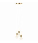 Lampy wiszące w stylu skandynawskim - NORDLUX Lampa wisząca PACO 40W E27 Złoty Metal 2112063035 - product 1