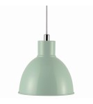 Lampy wiszące w stylu skandynawskim - NORDLUX Lampa wisząca POP 60W E27 Zielony Metal 45833023 - product 1