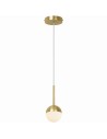 NORDLUX Lampa wisząca CONTINA 5W G9 Złoty Metal/Szkło 2113153035