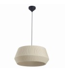 Lampy wiszące w stylu skandynawskim - NORDLUX Lampa wisząca DICTE 60W E27 Beżowy Tkanina/Metal 2112373009 - product 1