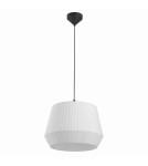 Lampy wiszące w stylu skandynawskim - NORDLUX Lampa wisząca DICTE 60W E27 Biały Tkanina/Metal 2112353001 - product 1