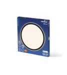 Lampy wewnętrzne SMART - NORDLUX Lampa sufitowa OjaSmart 1xLED  Tworzywo sztuczne Czarny 2015036103 - product 6