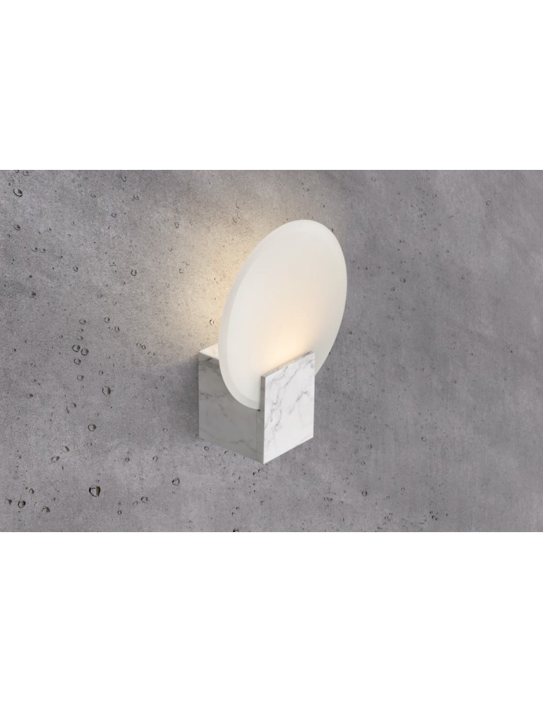 NORDLUX Lampa ścienna HESTER 1xLED Tworzywo sztuczne Marmur 2015391020