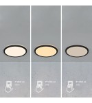 Plafony LED - NORDLUX Lampa sufitowa OJA 1xLED  Tworzywo sztuczne Czarny 47156003 - product 4