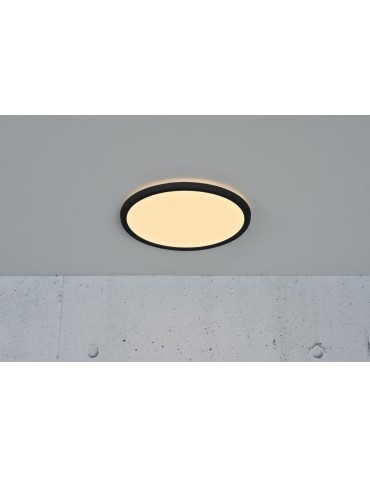 NORDLUX Lampa sufitowa OJA 1xLED  Tworzywo sztuczne Czarny 47276003 - produkt 2