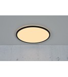 Plafony LED - NORDLUX Lampa sufitowa OJA 1xLED  Tworzywo sztuczne Czarny 47286003 - product 2