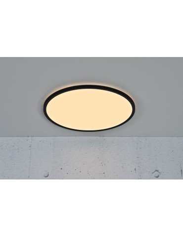 NORDLUX Lampa sufitowa OJA 1xLED  Tworzywo sztuczne Czarny 47286003 - produkt 2