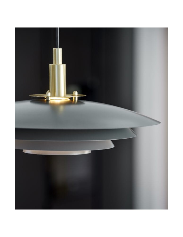 NORDLUX Lampa wisząca BRETAGNE 1xG9 25W Metal Szary 39489910 NORDLUX Lampa wisząca BRETAGNE 1xG9 25W Metal Szary 39489910