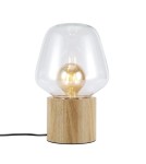 Lampy stołowe w stylu skandynawskim - NORDLUX Lampa stołowa CHRISTINA 1xE27 25W Drzewo Przeźroczysty 48905014 - product 1