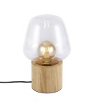 Lampy stołowe w stylu skandynawskim - NORDLUX Lampa stołowa CHRISTINA 1xE27 25W Drzewo Przeźroczysty 48905014 - product 2
