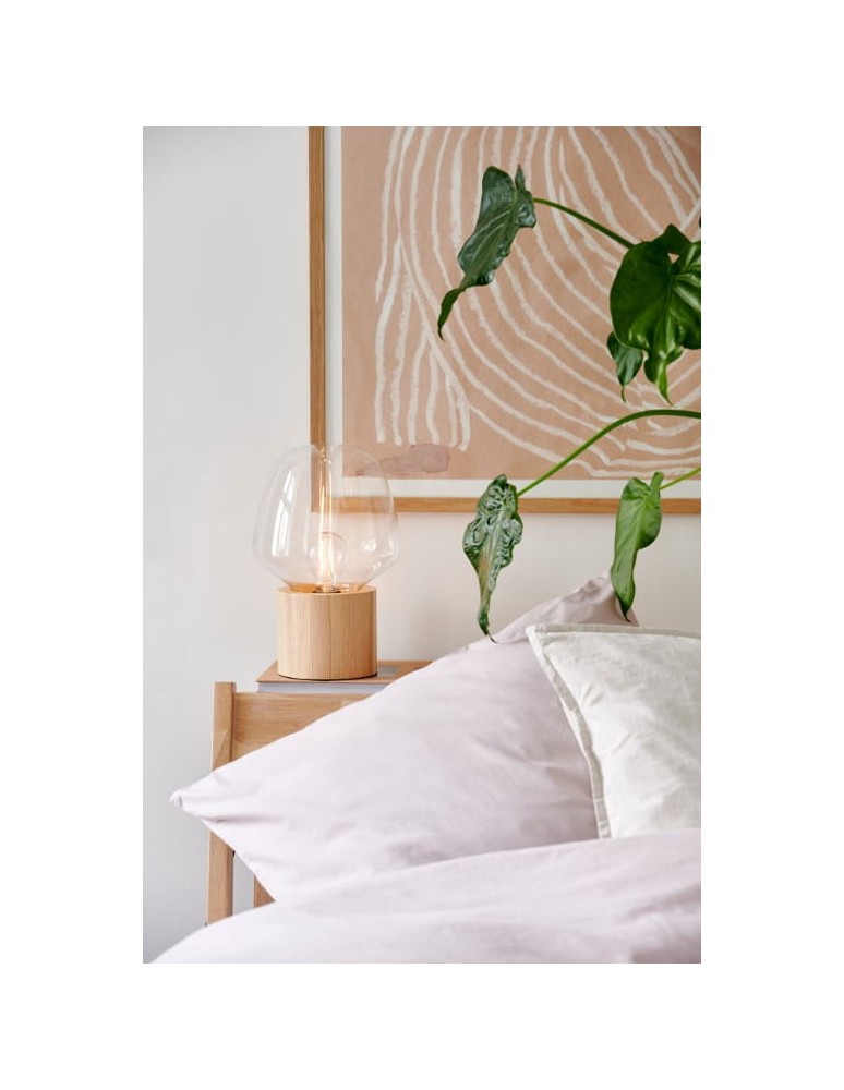 Lampy stołowe w stylu skandynawskim - NORDLUX Lampa stołowa CHRISTINA 1xE27 25W Drzewo Przeźroczysty 48905014 - product kolory-swiatla.pl 3