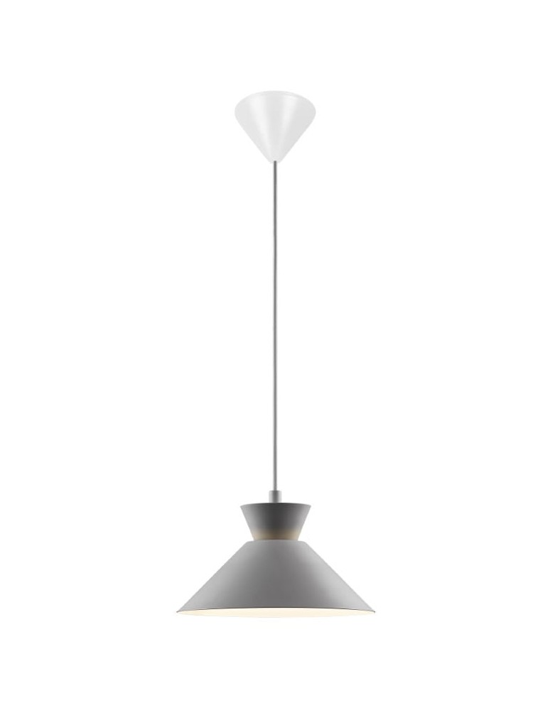 NORDLUX Lampa wisząca DIAL 1xE27 40W Metal Szary 2213333010 NORDLUX Lampa wisząca DIAL 1xE27 40W Metal Szary 2213333010