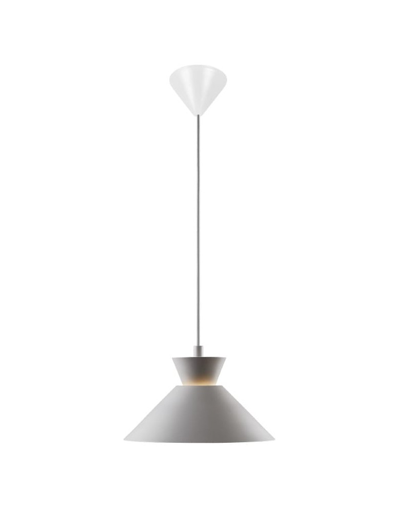 NORDLUX Lampa wisząca DIAL 1xE27 40W Metal Szary 2213333010 NORDLUX Lampa wisząca DIAL 1xE27 40W Metal Szary 2213333010