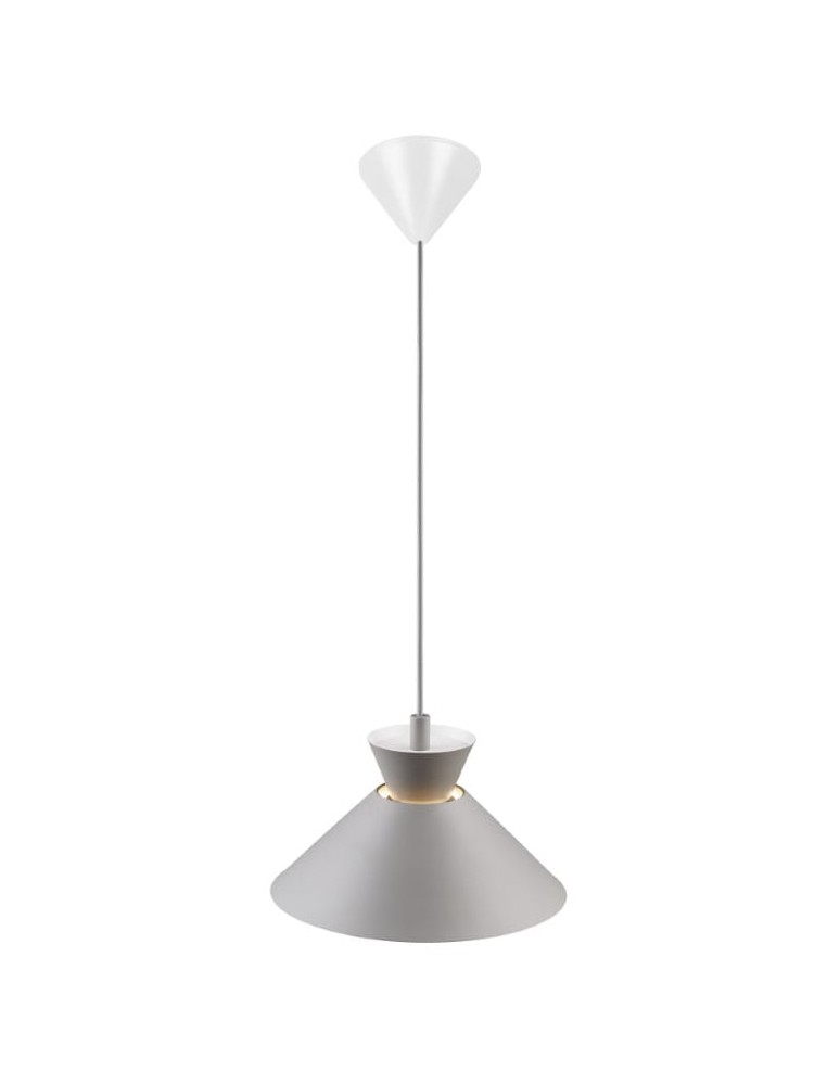 NORDLUX Lampa wisząca DIAL 1xE27 40W Metal Szary 2213333010 NORDLUX Lampa wisząca DIAL 1xE27 40W Metal Szary 2213333010