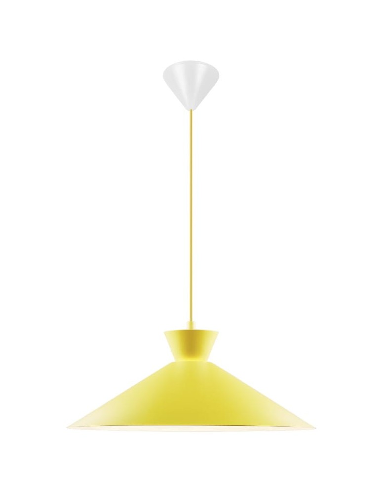 NORDLUX Lampa wisząca DIAL 1xE27 40W Metal Żółty 2213353026