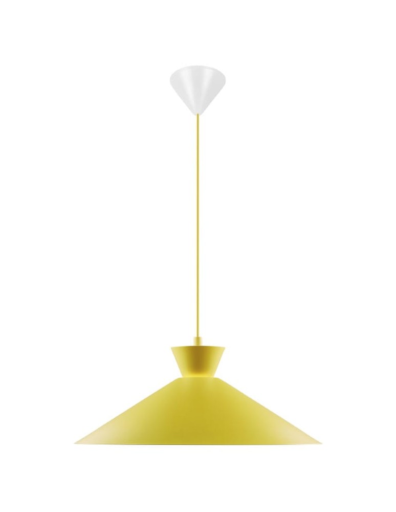 NORDLUX Lampa wisząca DIAL 1xE27 40W Metal Żółty 2213353026