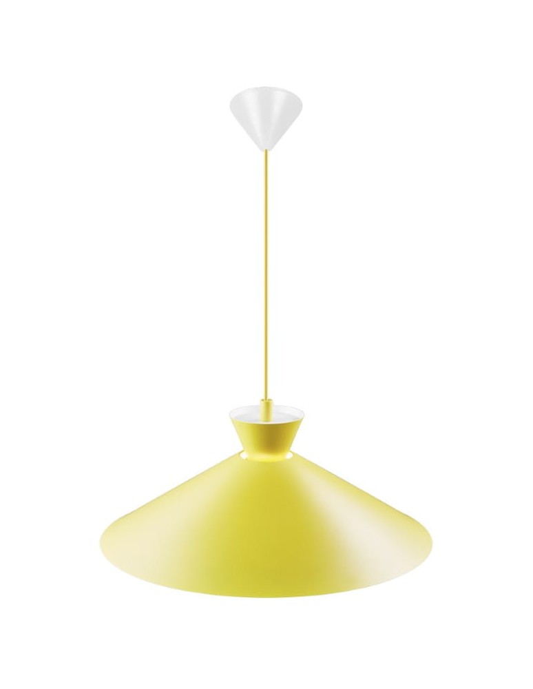 NORDLUX Lampa wisząca DIAL 1xE27 40W Metal Żółty 2213353026