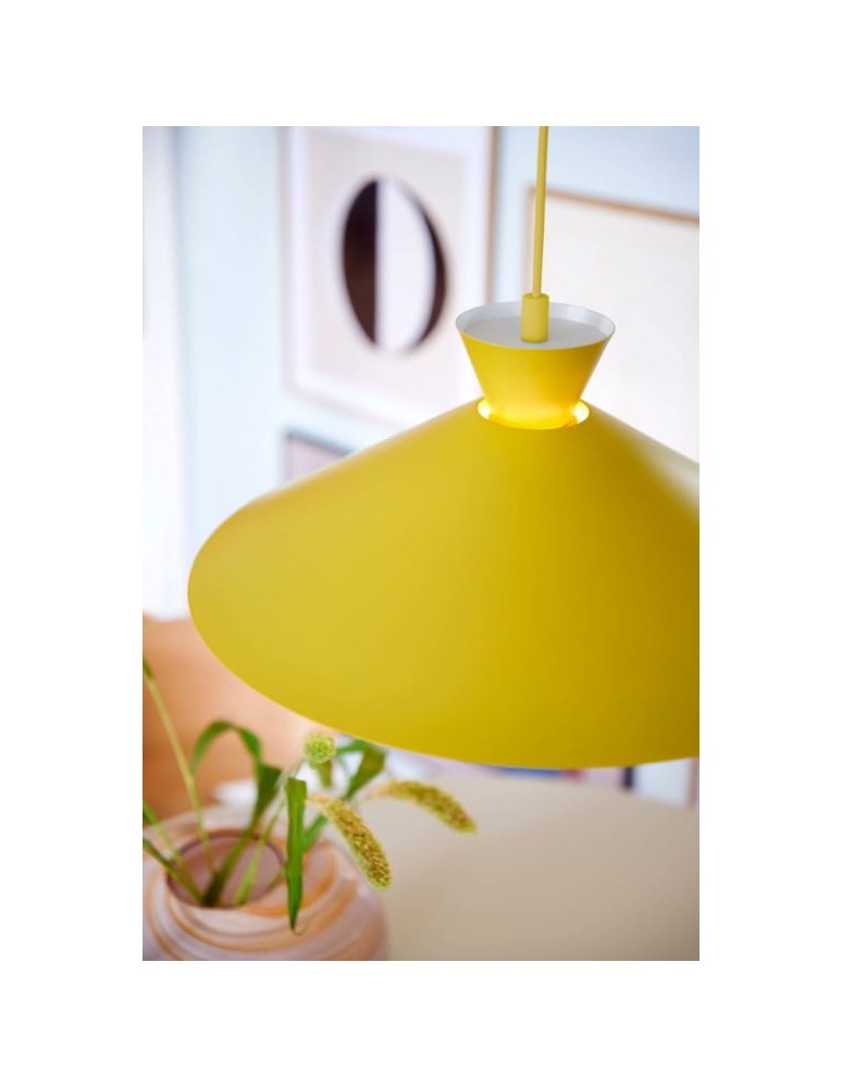 NORDLUX Lampa wisząca DIAL 1xE27 40W Metal Żółty 2213353026