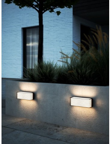 NORDLUX Lampa ścienna FLUCTUS 2xE27 15W Metal Czarny 2318231003 - produkt 2