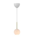 Lampy wiszące kule - NORDLUX Lampa wisząca FRANCA 1xE14 40W Szkło Mosiądz 2312523035 - product 2