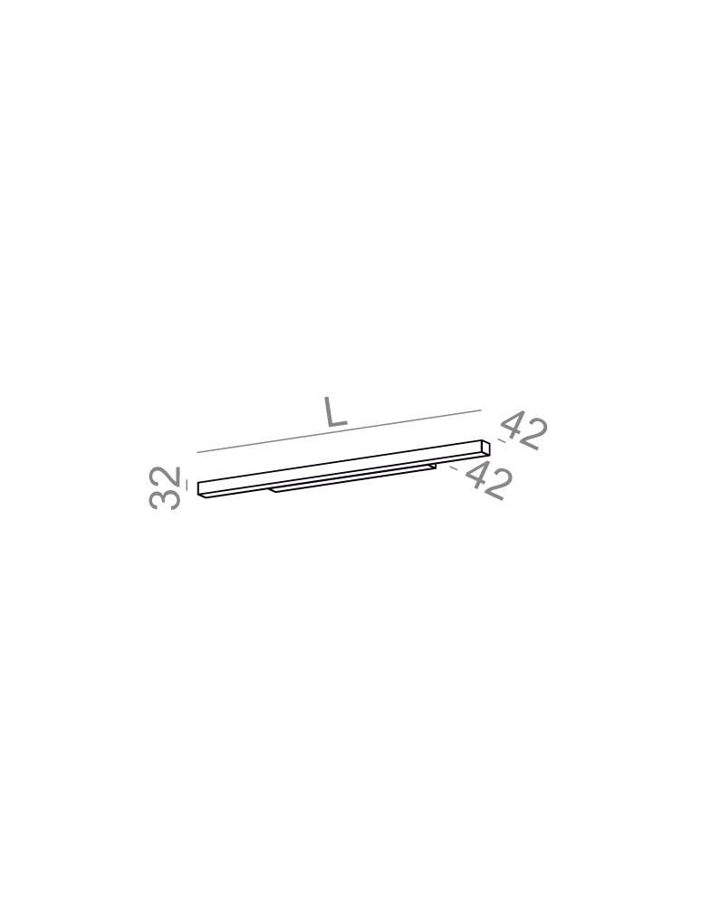 Kinkiety - Aqform SET RAW mini LED Kinkiet 72cm 3000K 20212-L930-D9-00 - product kolory-swiatla.pl 2