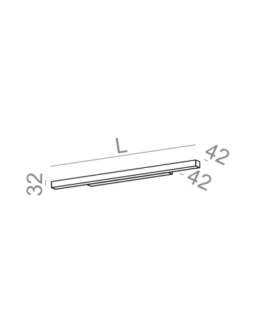 Aqform SET RAW mini LED Kinkiet 115cm 3000K 26432-L930-D9-00 - produkt 2