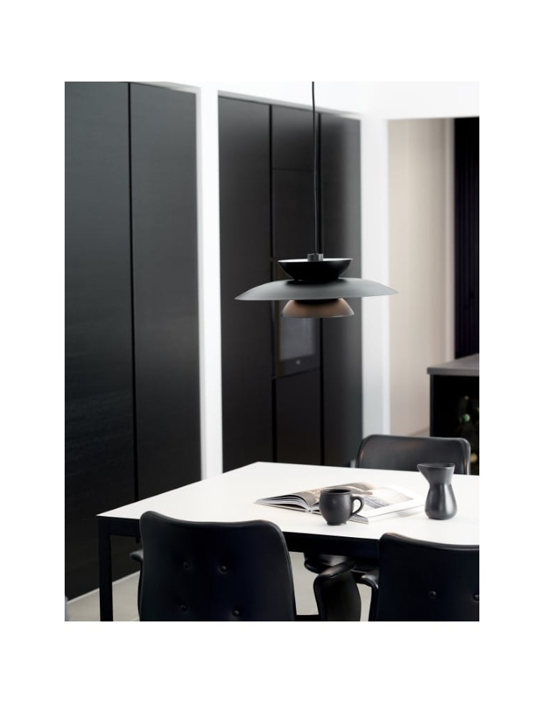 NORDLUX Lampa wisząca CARMEN 1xE27 40W Metal Czarny 2213603003 NORDLUX Lampa wisząca CARMEN 1xE27 40W Metal Czarny 2213603003