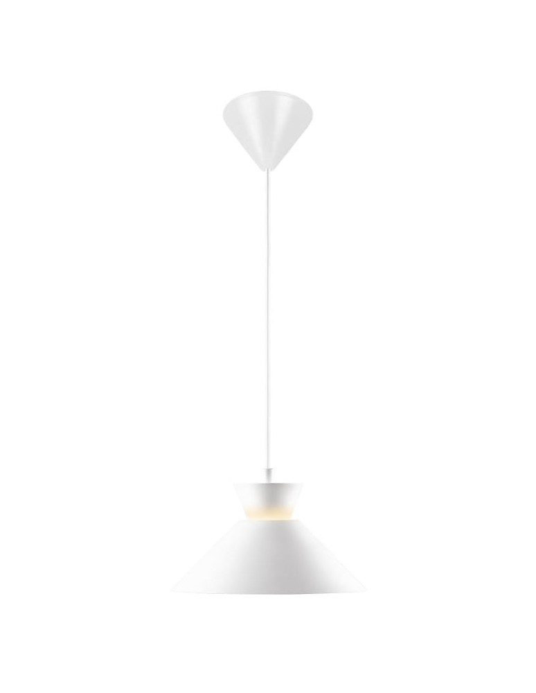 NORDLUX Lampa wisząca DIAL 1xE27 40W Metal Biały 2213333001 NORDLUX Lampa wisząca DIAL 1xE27 40W Metal Biały 2213333001