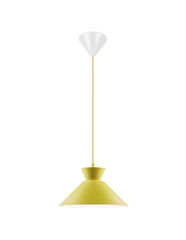 NORDLUX Lampa wisząca DIAL 1xE27 40W Metal Żółty 2213333026
