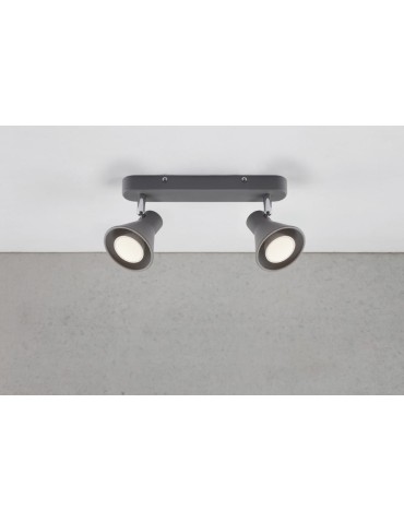 NORDLUX Lampa sufitowa EIK 2xGU10 35W Metal Czarny 45770103 - produkt 2