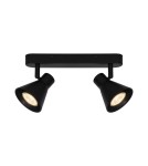 Lampy sufitowe regulowane - spoty - NORDLUX Lampa sufitowa EIK 2xGU10 35W Metal Czarny 45770103 - product 1
