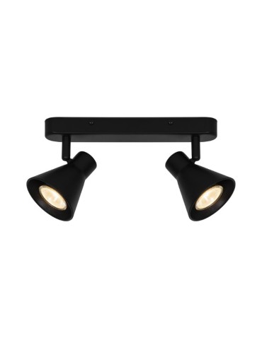 NORDLUX Lampa sufitowa EIK 2xGU10 35W Metal Czarny 45770103