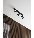 Lampy sufitowe regulowane - spoty - NORDLUX Lampa sufitowa EIK 3xGU10 35W Metal Czarny 45780103 - product 2